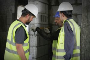 Group of construction worker